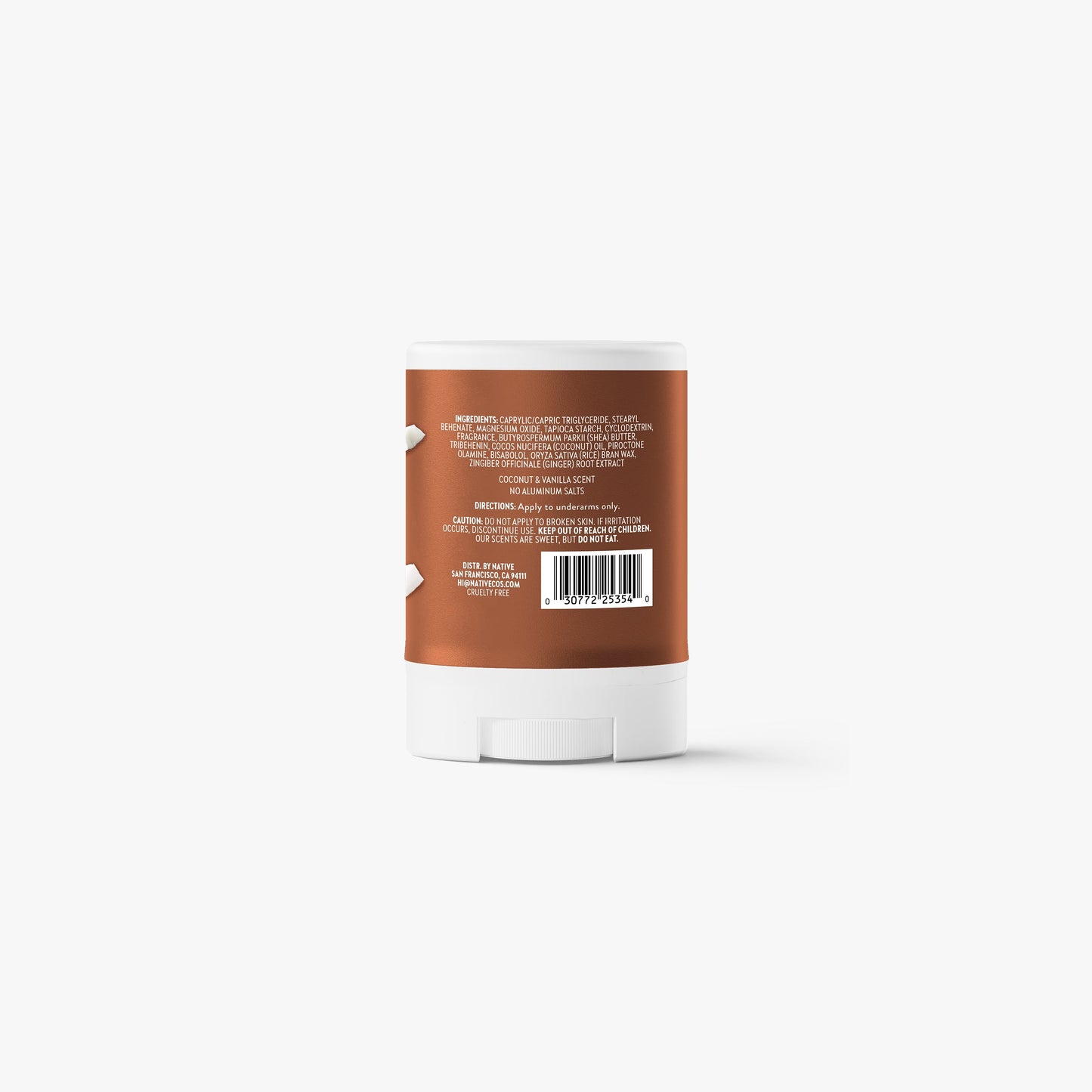 Mini Deodorant Stick Coconut and Vanilla 0.5oz Classic Personal Care