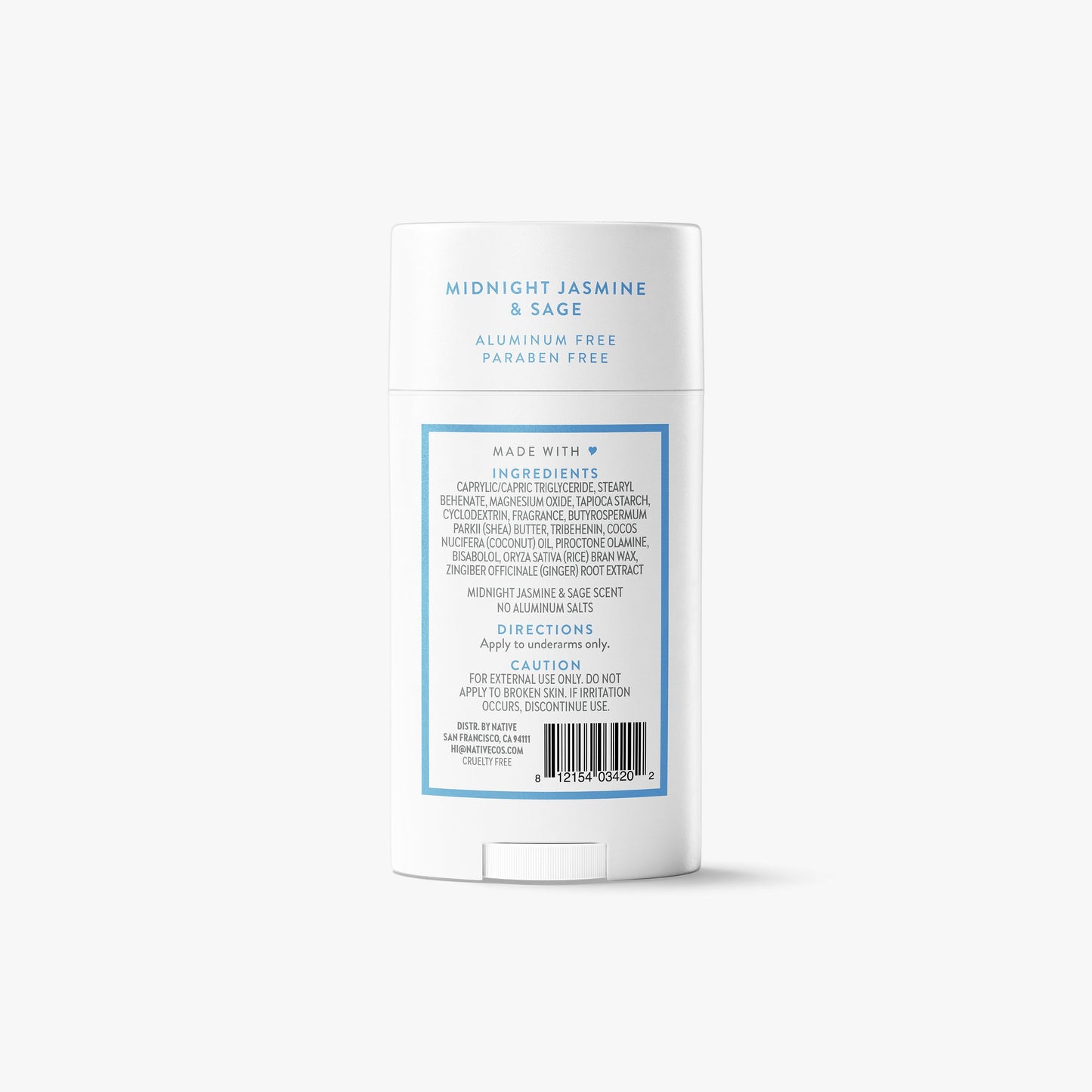 Deodorant Stick Midnight Jasmine and Sage 2.65oz Classic Personal Care