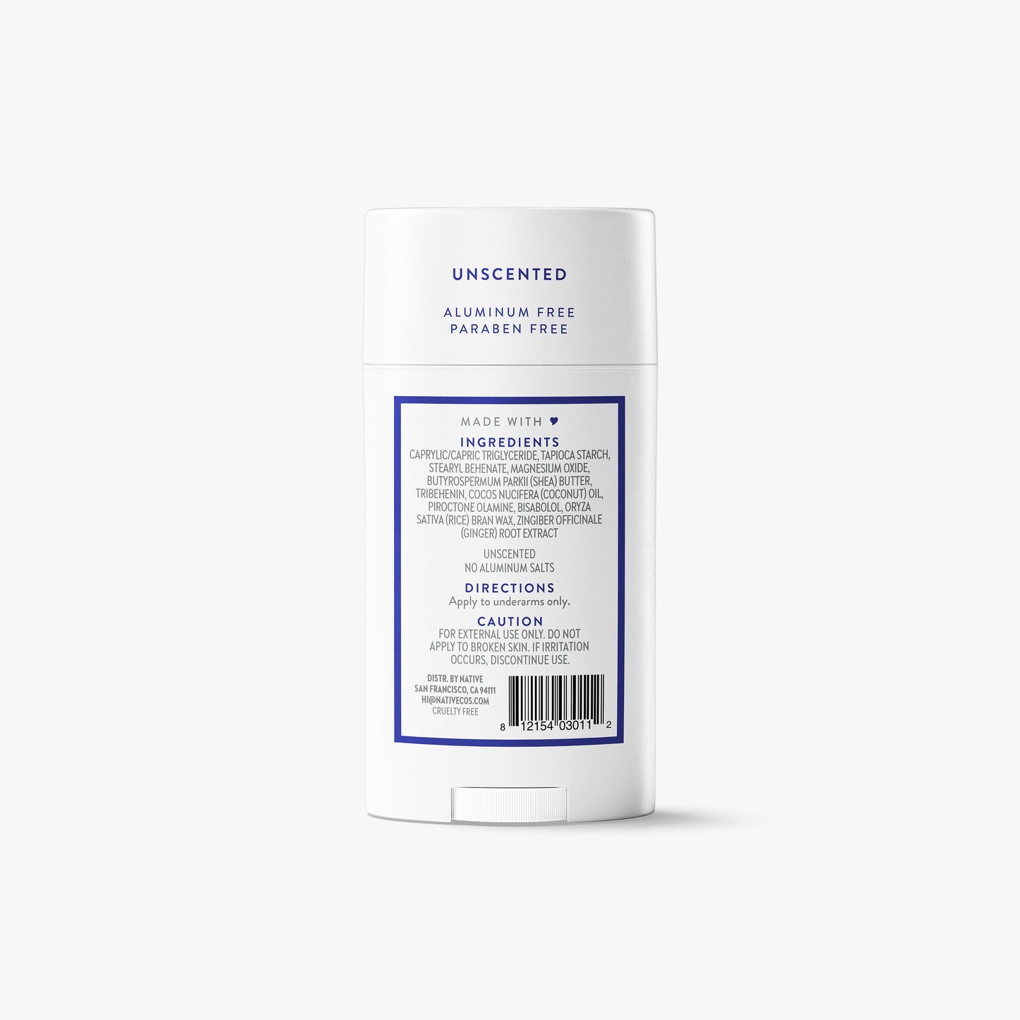 Deodorant Stick Unscented 2.65oz Classic Personal Care