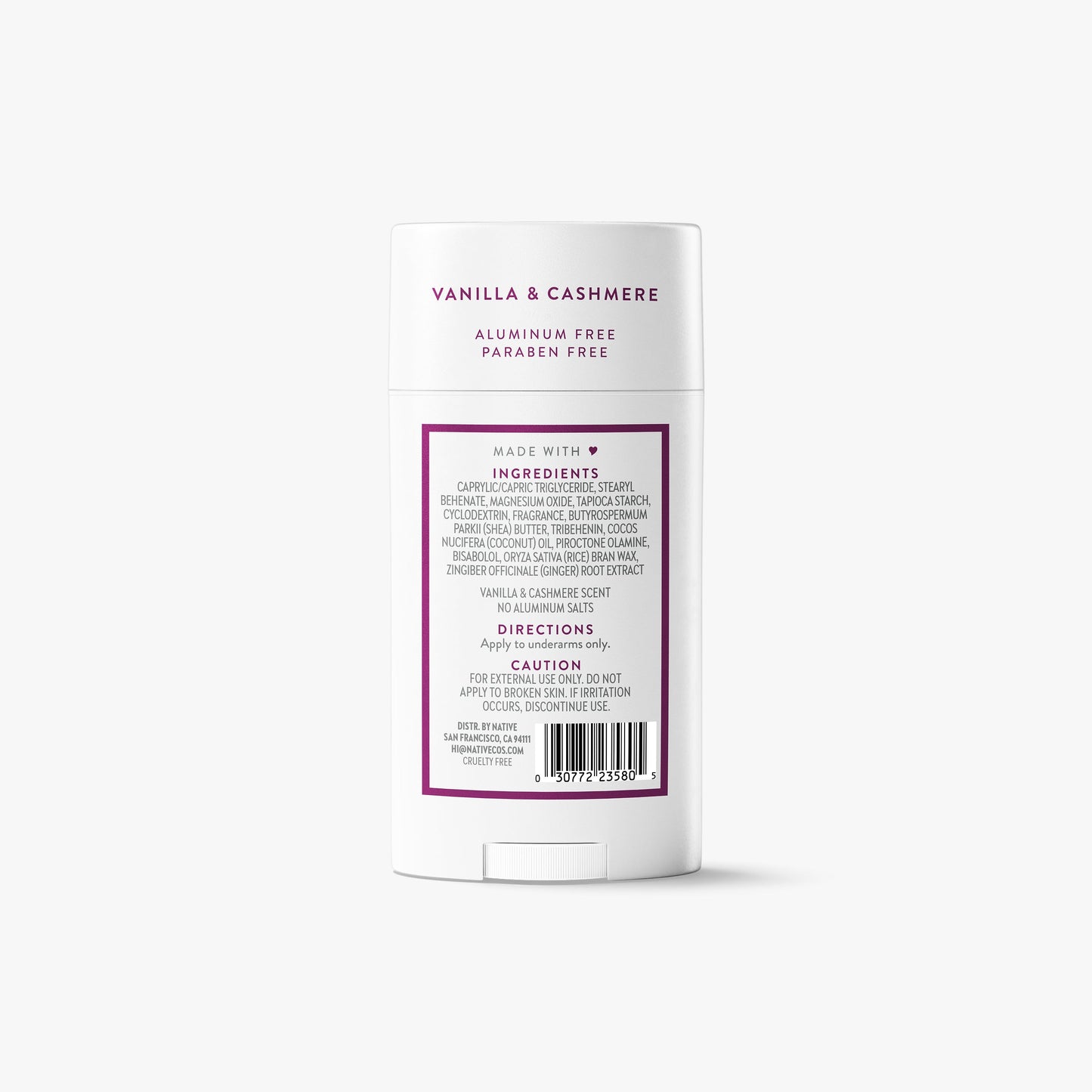 Deodorant Stick Vanilla and Cashmere 2.65oz Classic Personal Care