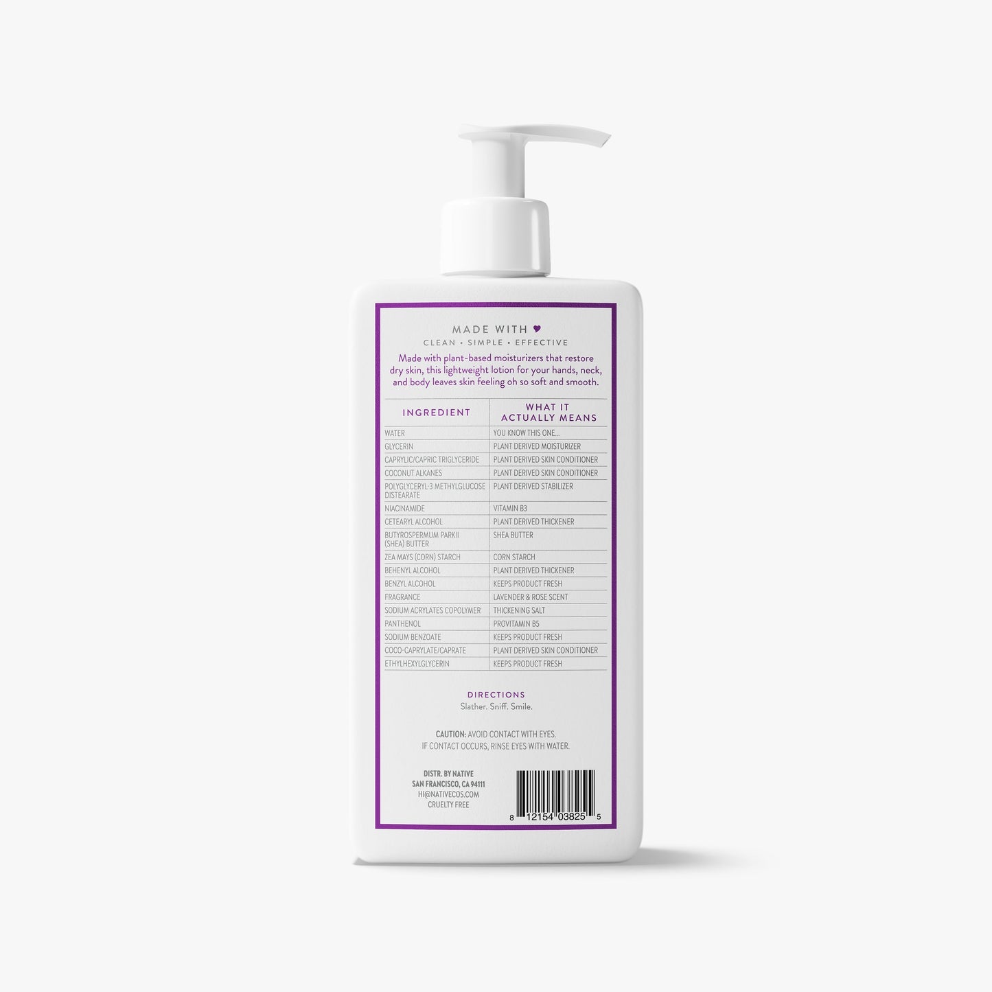 Body Lotion Lavender and Rose 16.5oz Classic Personal Care