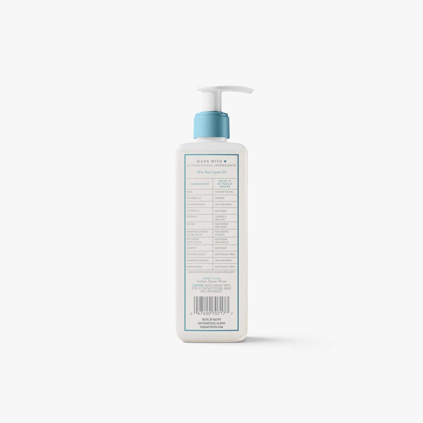 Silky Smooth Shave Oil Cashmere and Rain 7.6oz Classic Personal Care