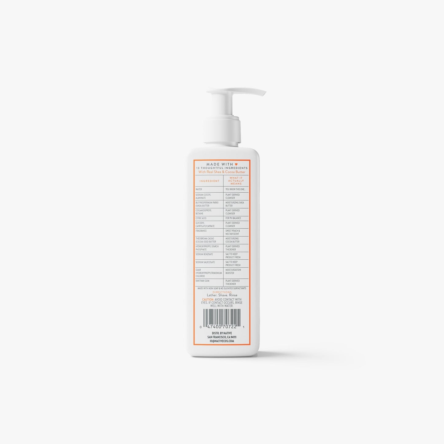 Ultra Moisture Shave Cream Sweet Peach and Nectar 7.6oz Classic Personal Care