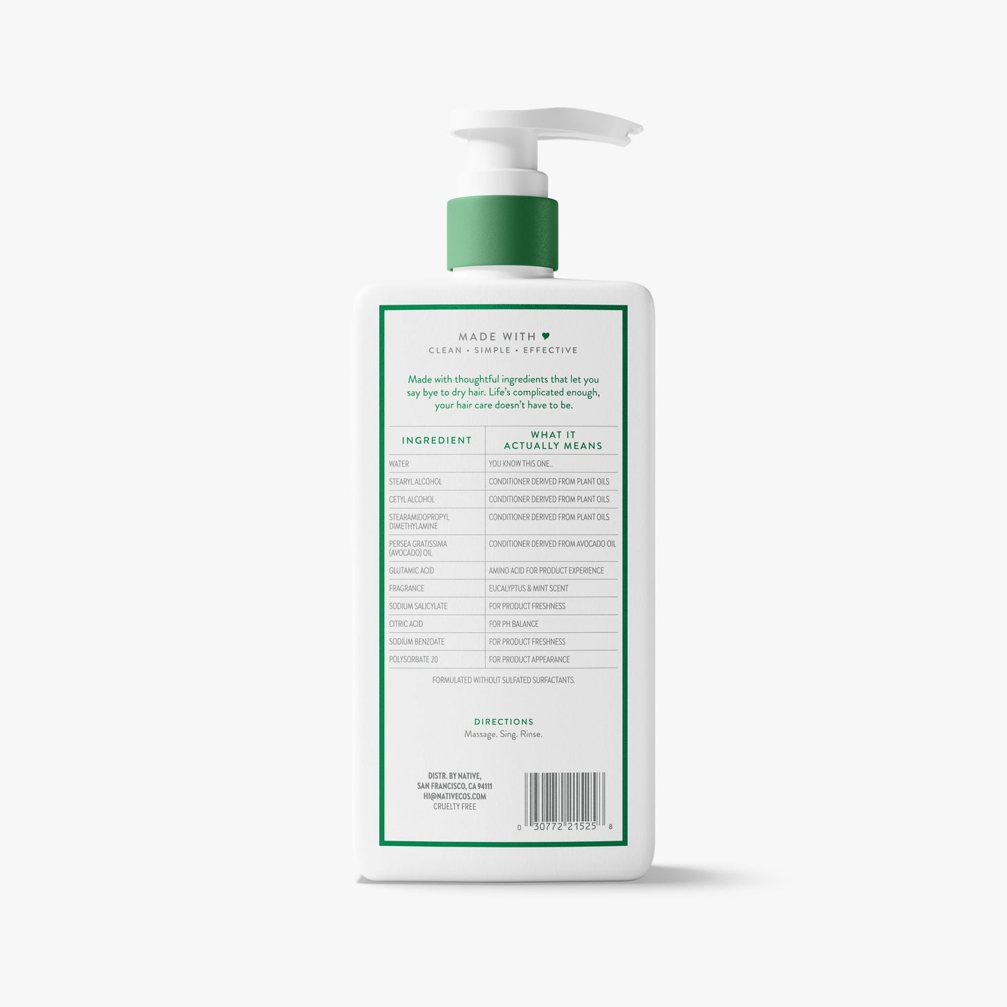 Scalp Refreshing Conditioner Eucalyptus and Mint 16.5oz Classic Personal Care