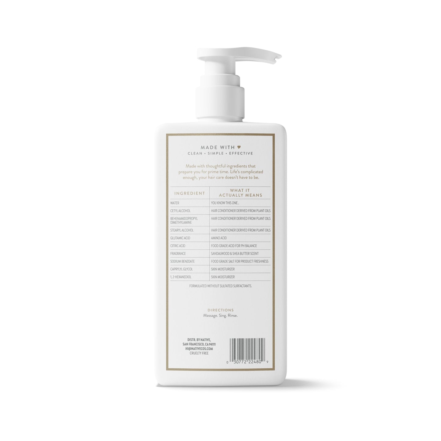 Full and Thick Conditioner Sandalwood and Shea Butter 16.5oz Classic Personal Care