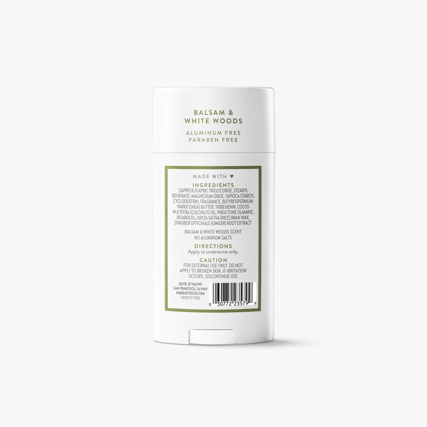 Deodorant Stick Balsam and White Woods 2.65oz Classic Personal Care