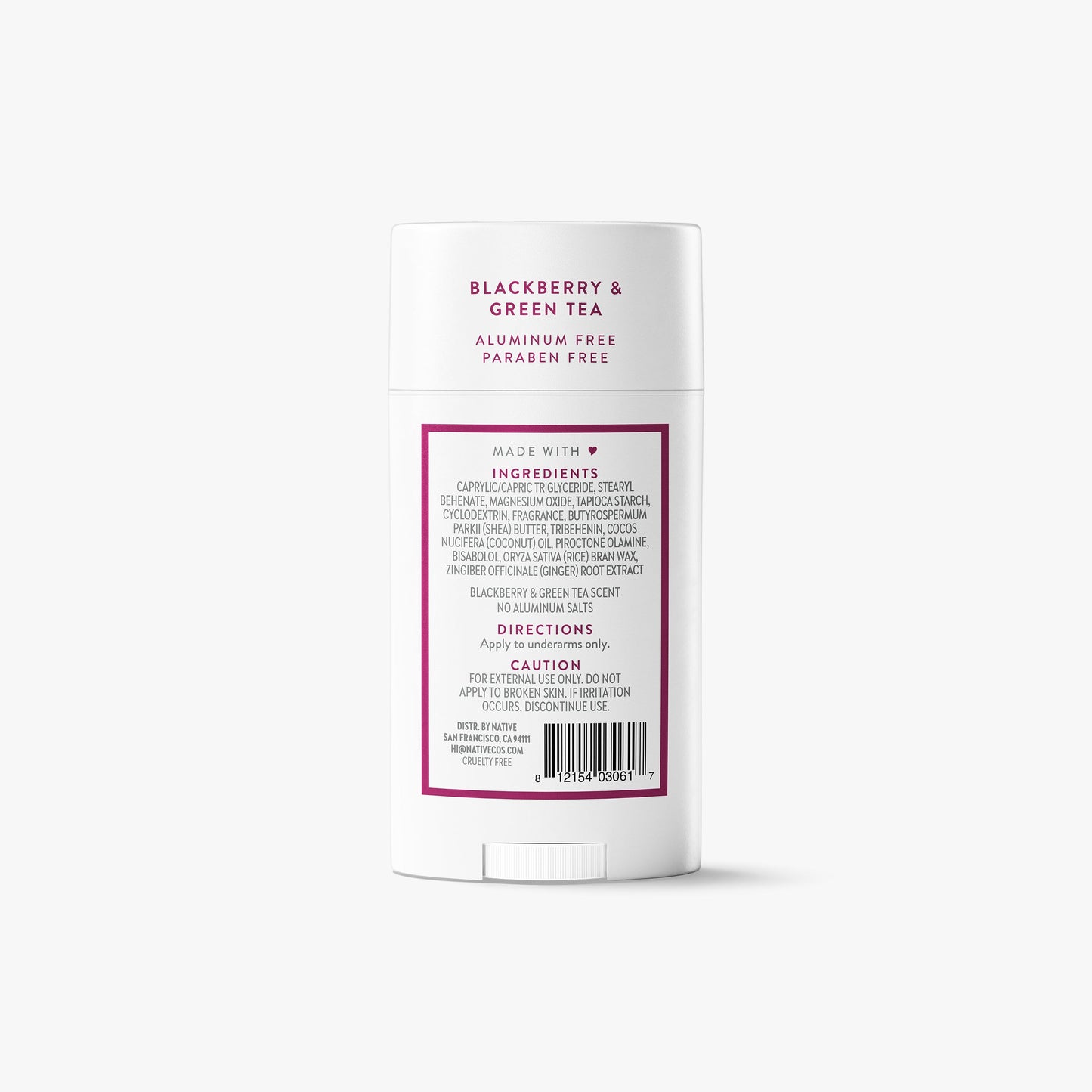 Deodorant Stick Blackberry and Green Tea 2.65oz Classic Personal Care