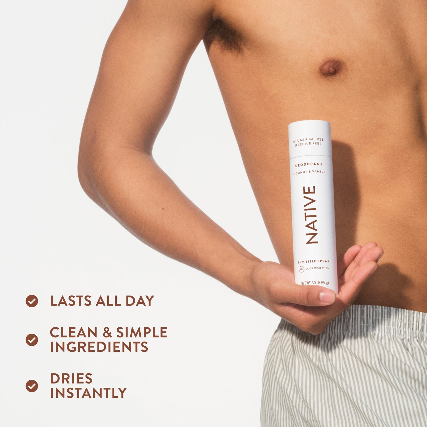 Deodorant Spray Coconut and Vanilla 3.5oz Classic Personal Care
