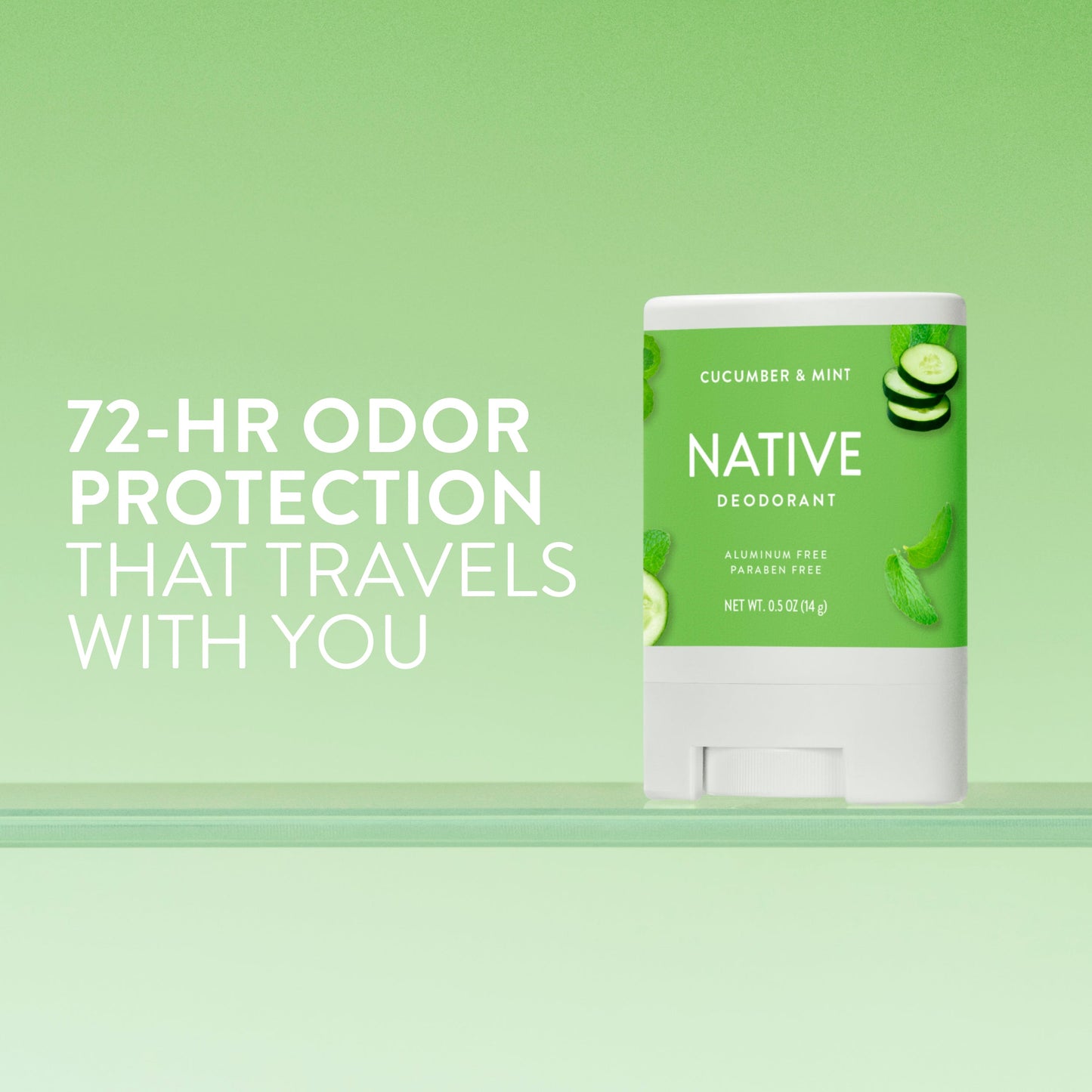 Mini Deodorant Stick Cucumber and Mint 0.5oz Classic Personal Care