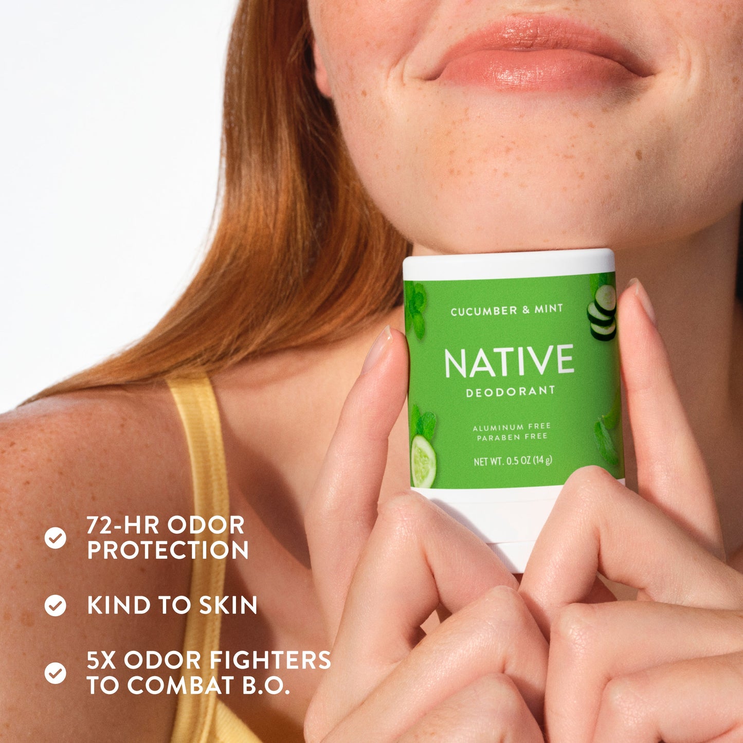 Mini Deodorant Stick Cucumber and Mint 0.5oz Classic Personal Care