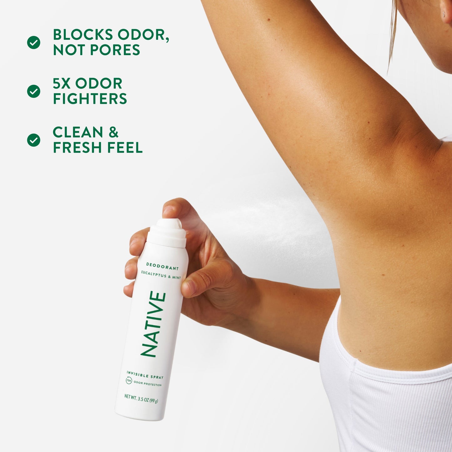 Deodorant Spray Eucalyptus and Mint 3.5oz Classic Personal Care