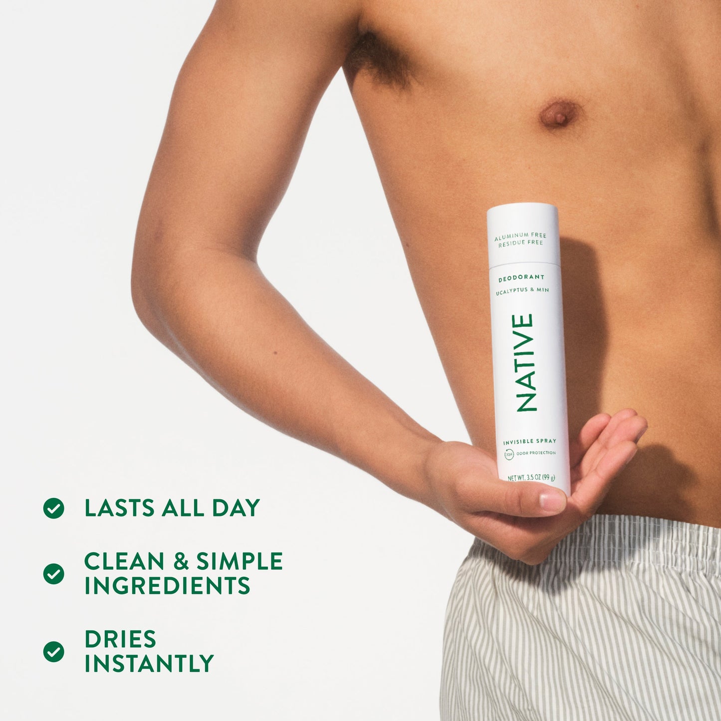 Deodorant Spray Eucalyptus and Mint 3.5oz Classic Personal Care