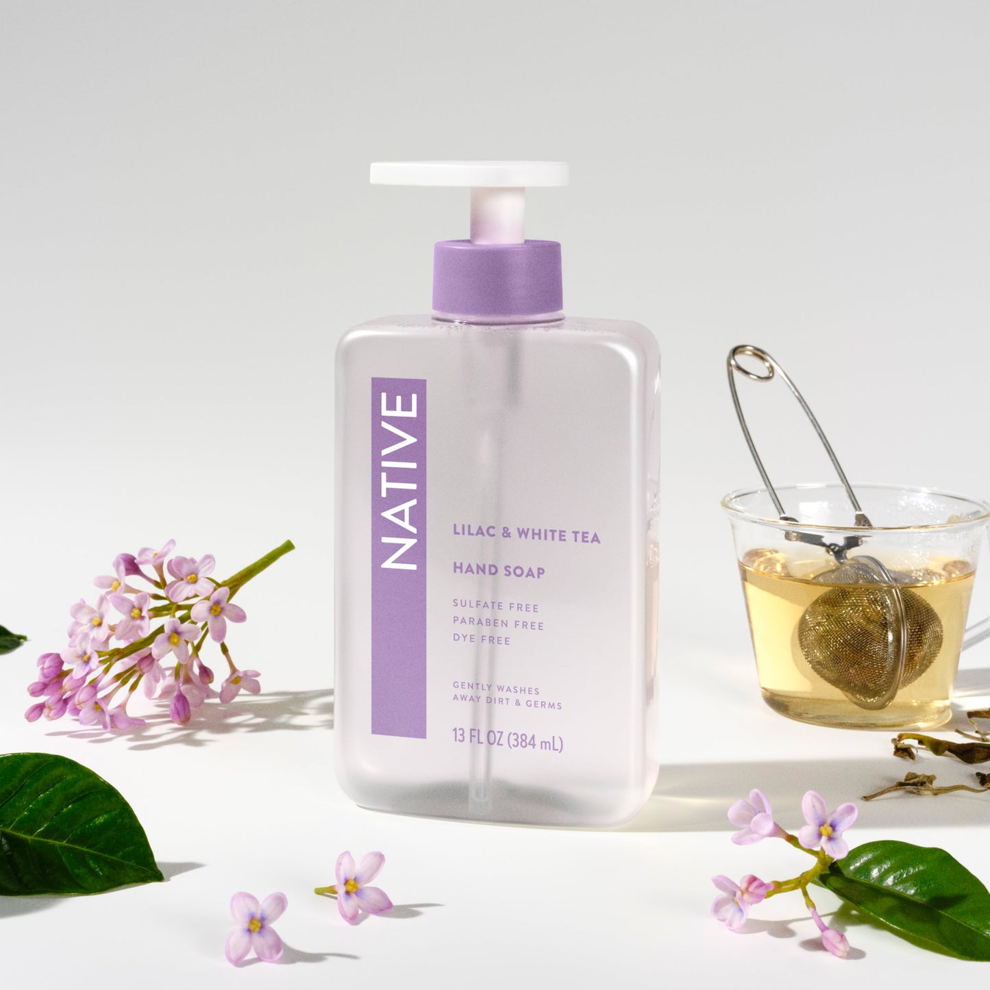 Hand Soap Lilac and White Tea 13oz Classic Personal Care