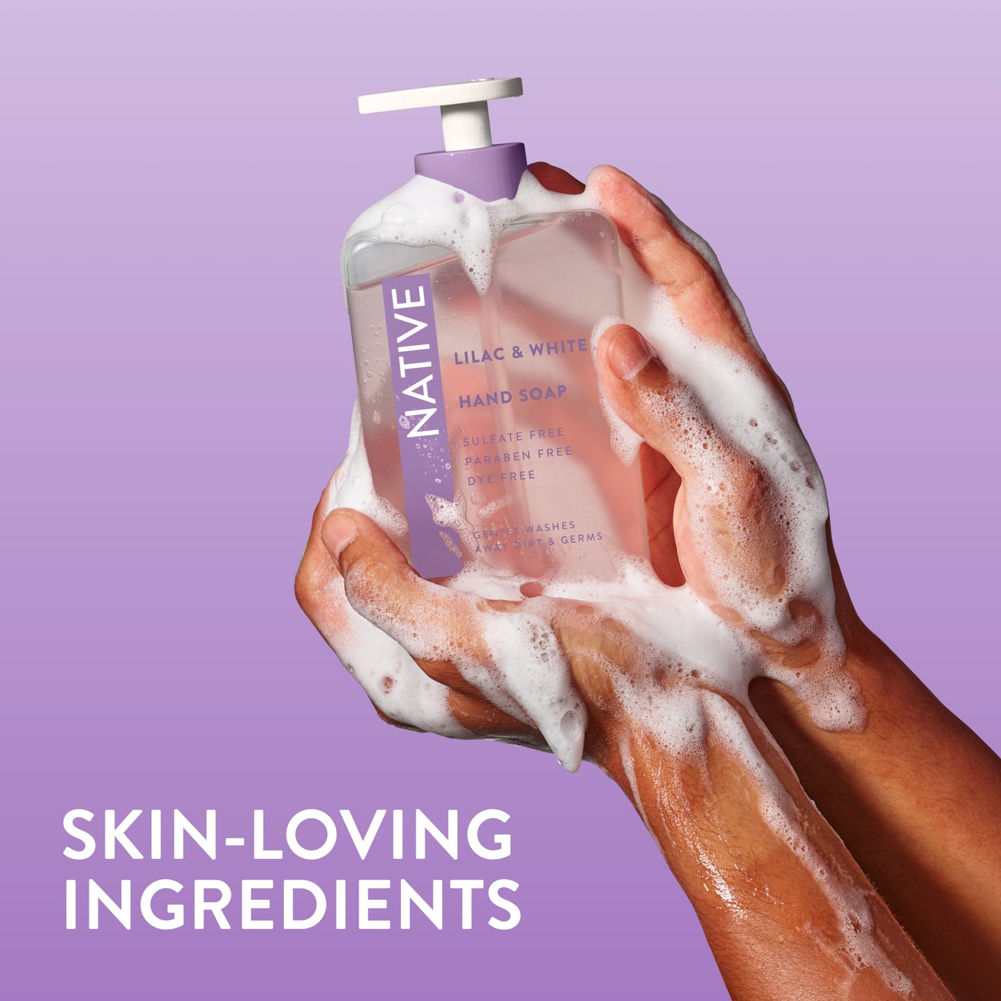 Hand Soap Lilac and White Tea 13oz Classic Personal Care