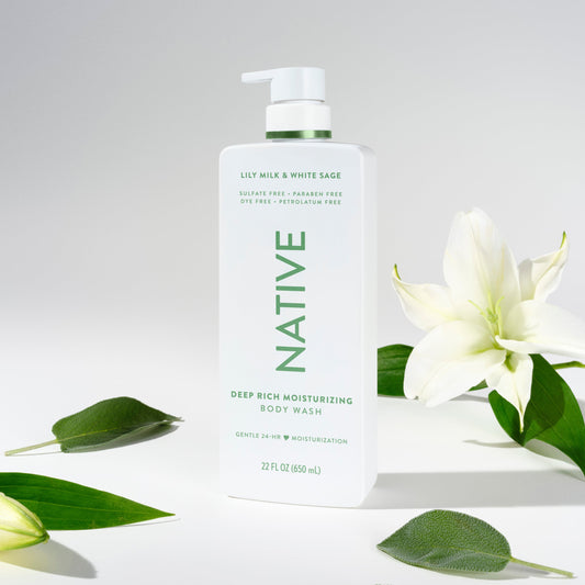 Moisturizing Body Wash Lily Milk and White Sage 22oz Classic Personal Care