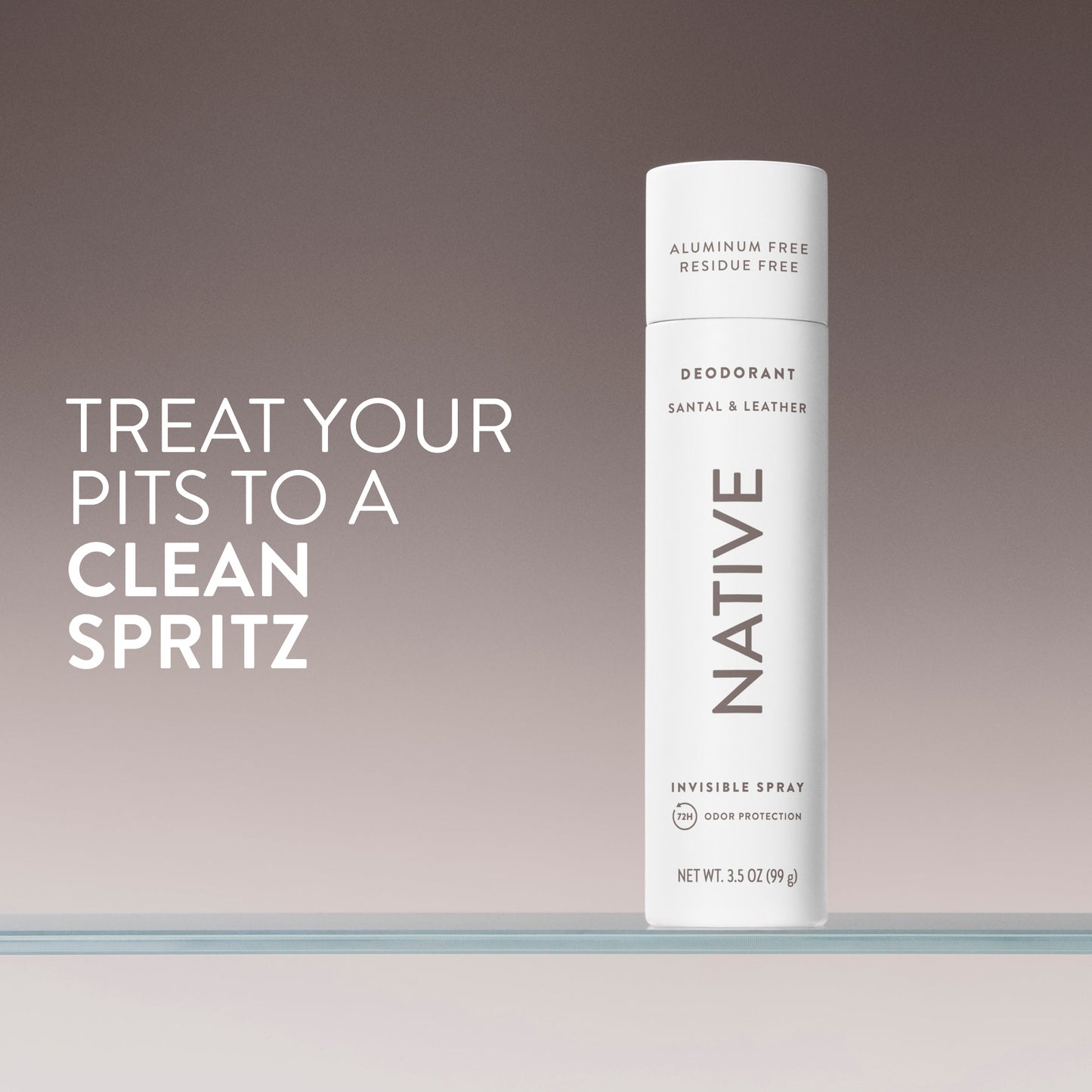 Deodorant Spray Santal and Leather 3.5oz Classic Personal Care