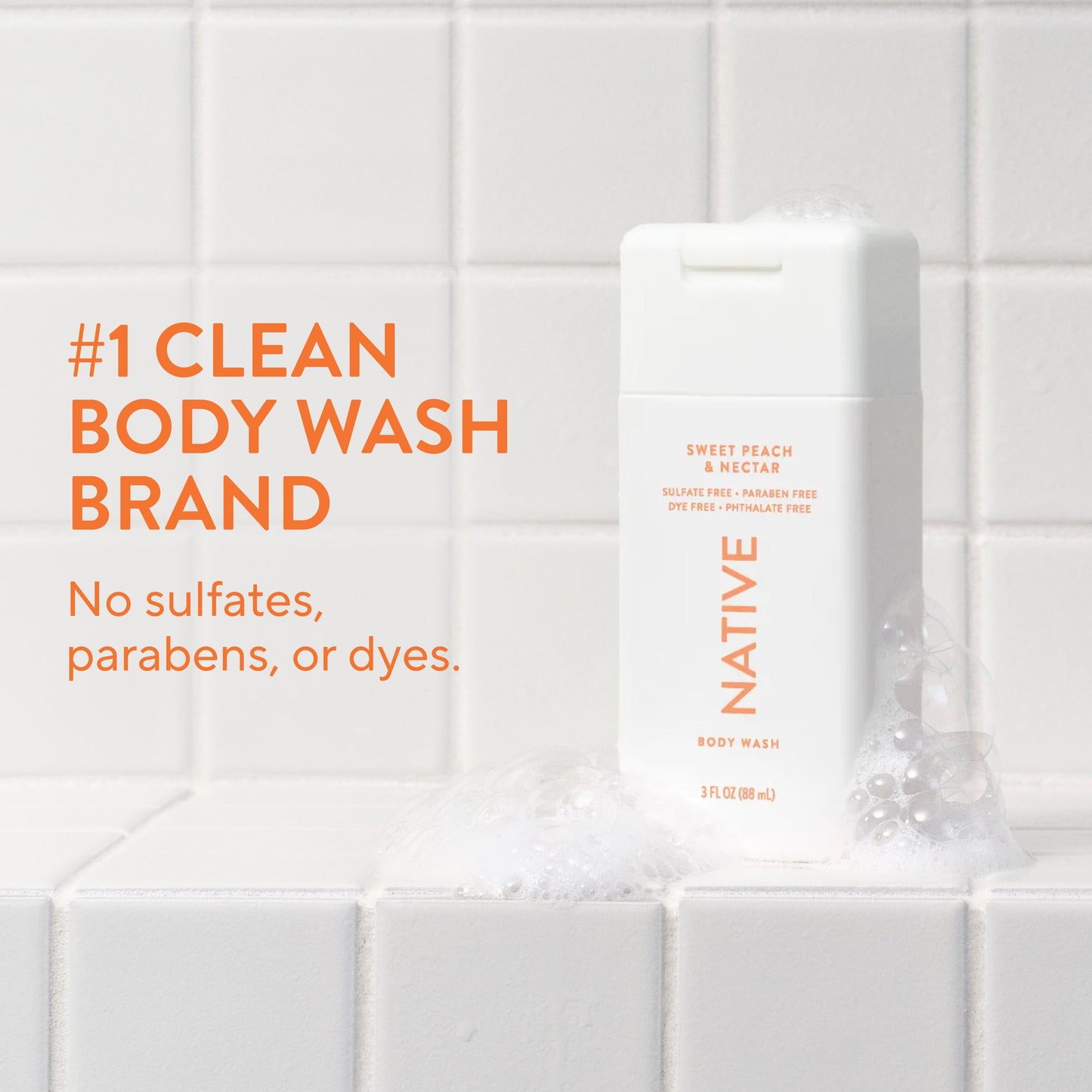 Mini Body Wash Sweet Peach and Nectar 3oz Classic Personal Care