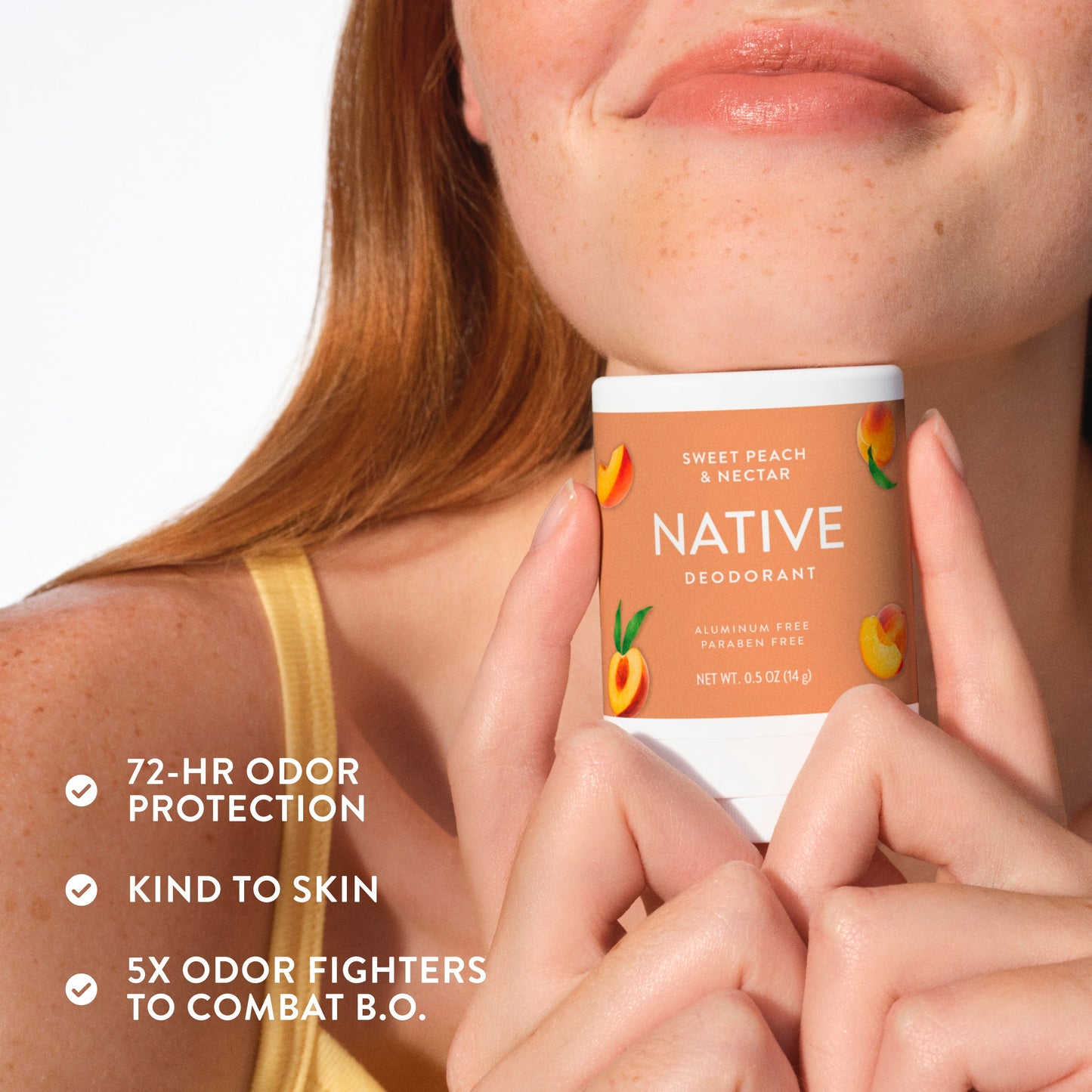 Mini Deodorant Stick Sweet Peach and Nectar 0.5oz Classic Personal Care