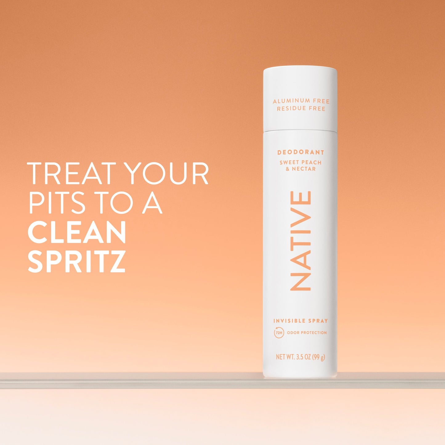Deodorant Spray Sweet Peach and Nectar 3.5oz Classic Personal Care