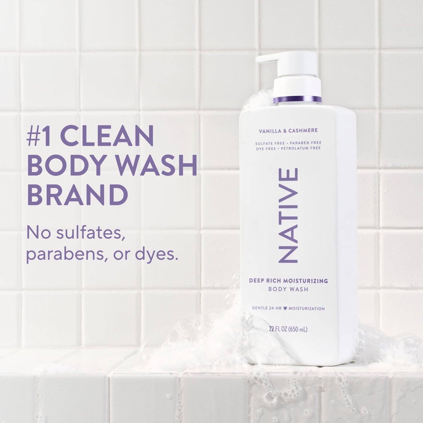 Moisturizing Body Wash Vanilla and Cashmere 22oz Classic Personal Care
