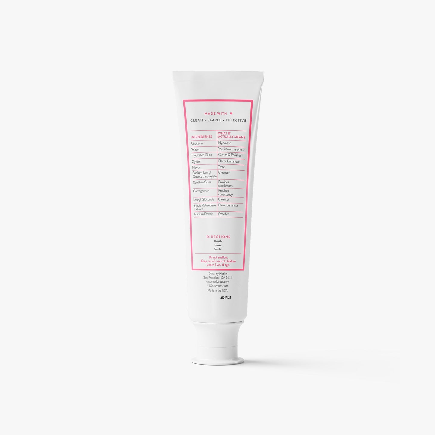 Toothpaste Fruit Smoothie 4.1oz Classic Personal Care
