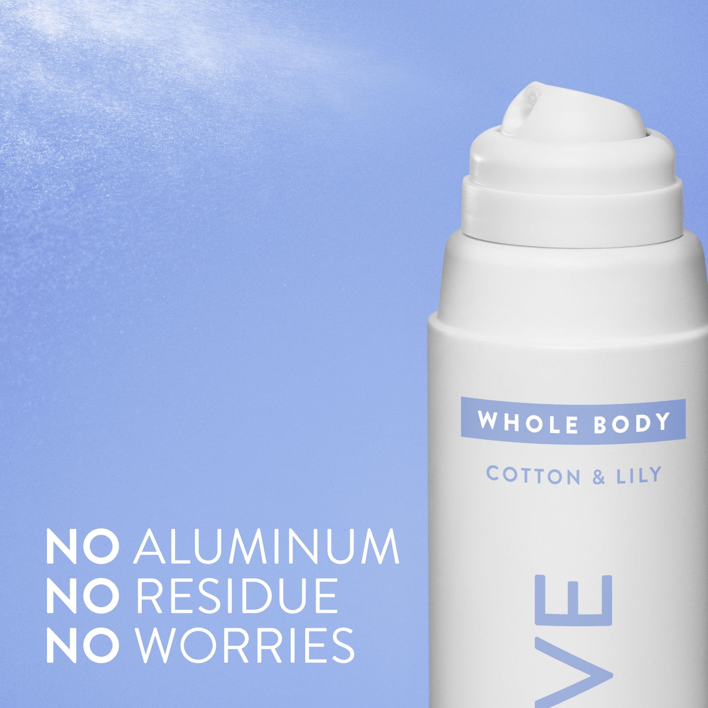 Whole Body Deodorant Spray Cotton and Lily 3.5oz Classic Personal Care