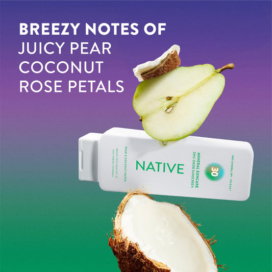 Sunscreen Lotion Pear and Coconut Water Personal Care