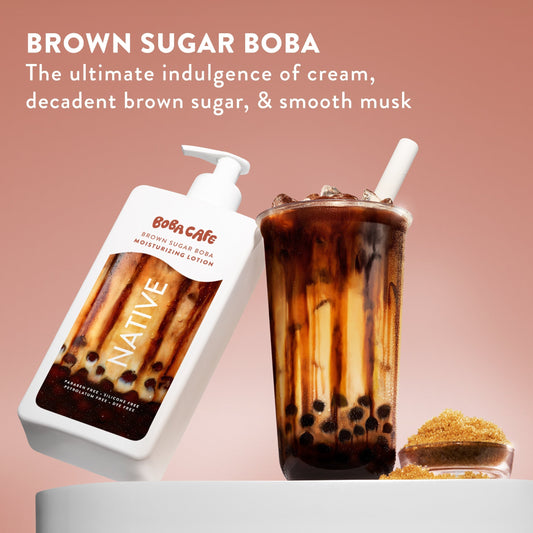 Body Lotion Brown Sugar Boba 16.5oz Limited Edition Personal Care