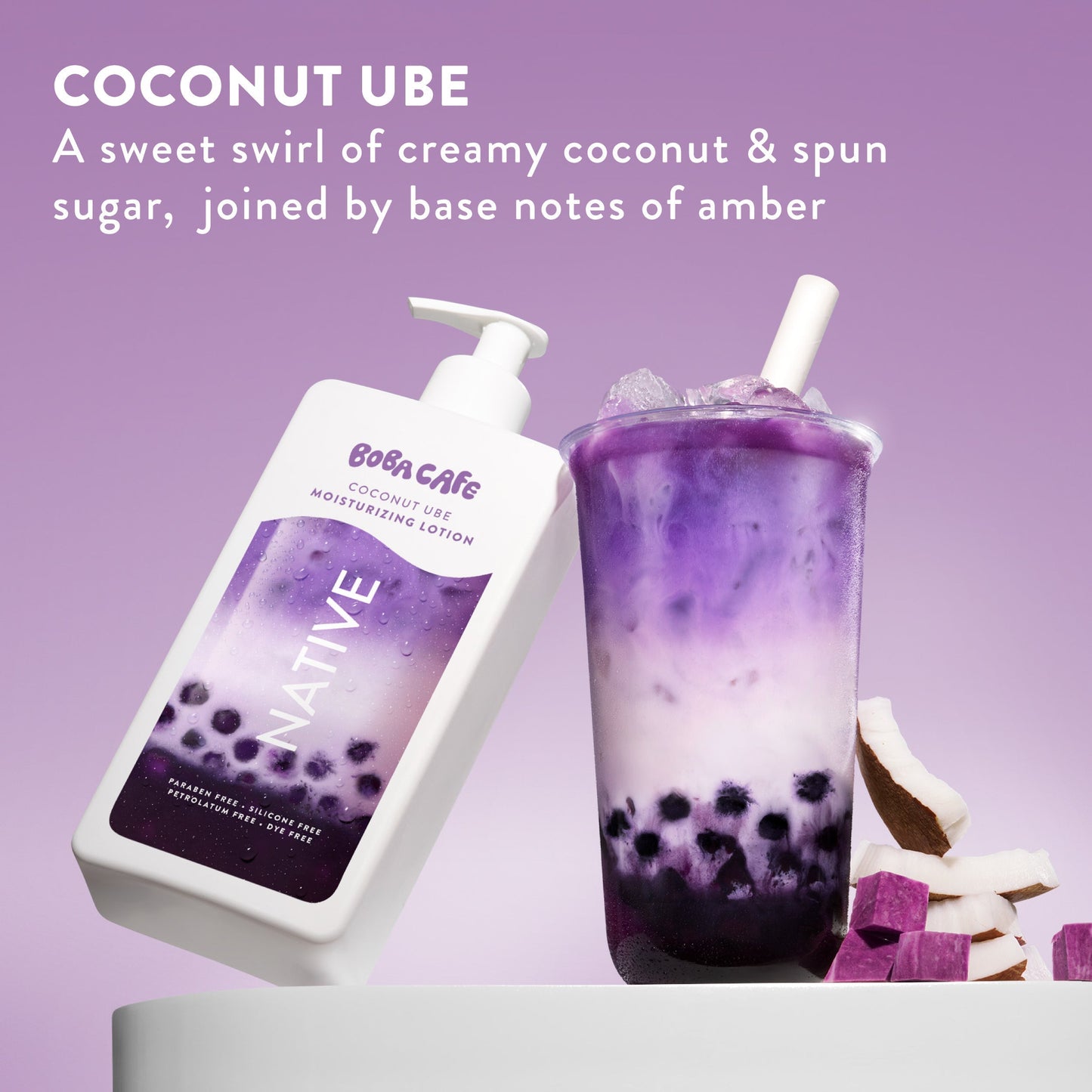 Body Lotion Coconut Ube 16.5oz Limited Edition Personal Care