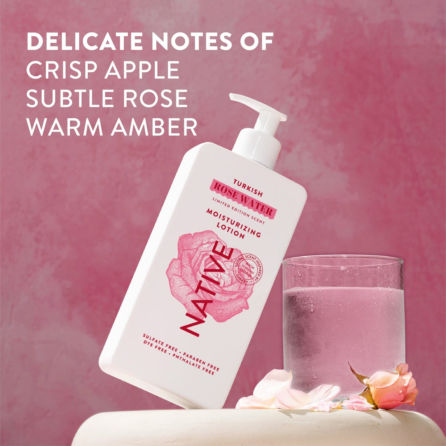 Body Lotion Turkish Rose Water 16.5oz Limited Edition Personal Care