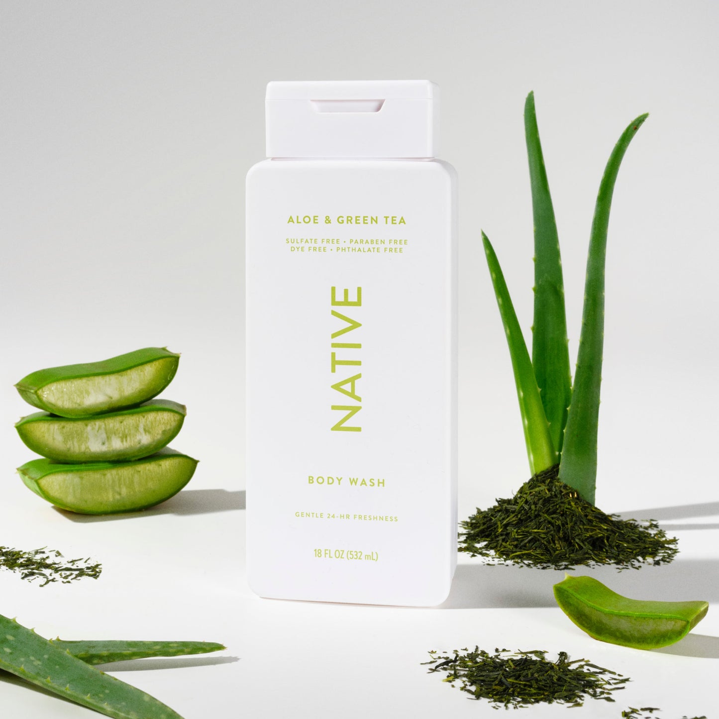 Body Wash Aloe and Green Tea 18oz Classic Personal Care