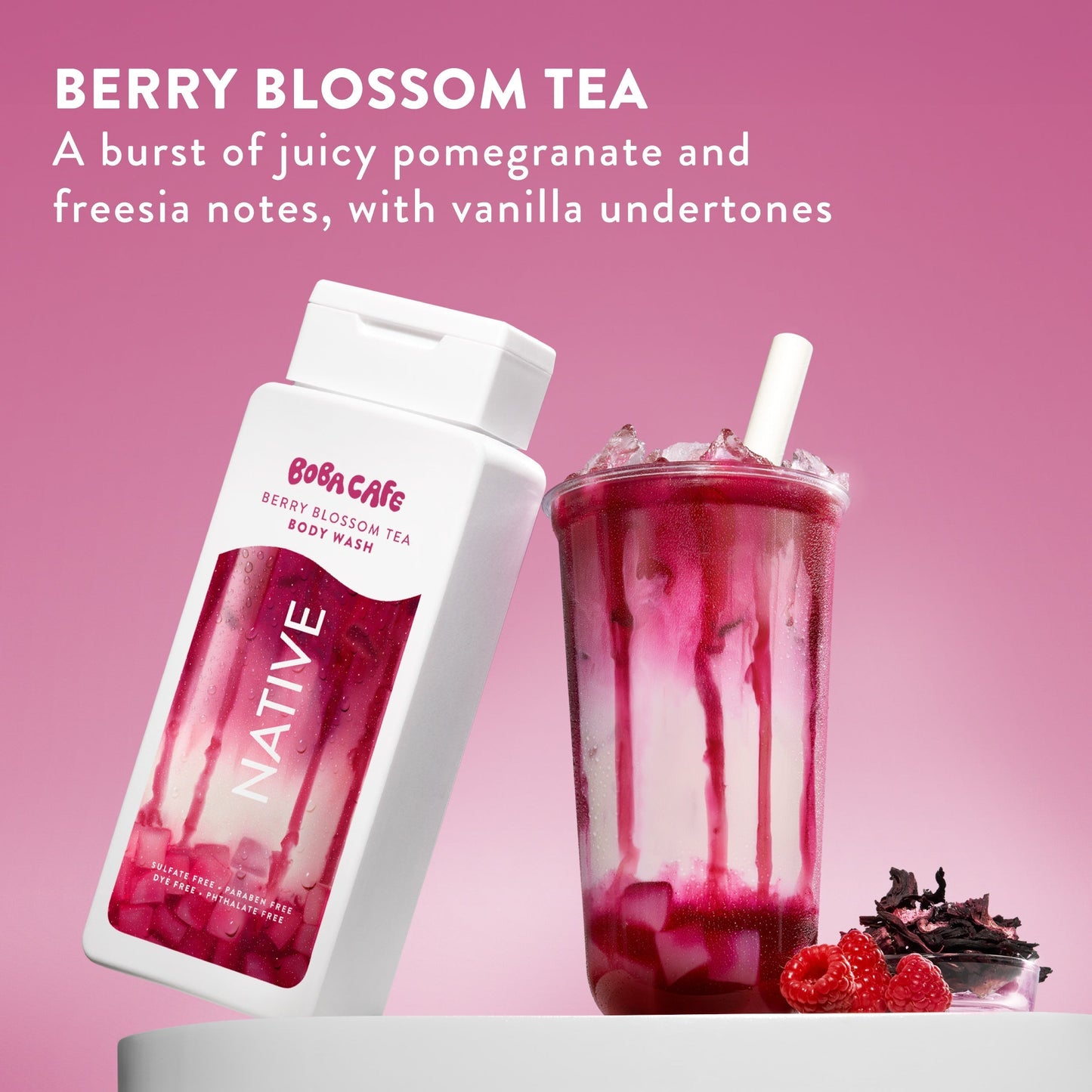Body Wash Berry Blossom Tea 18oz Limited Edition Personal Care