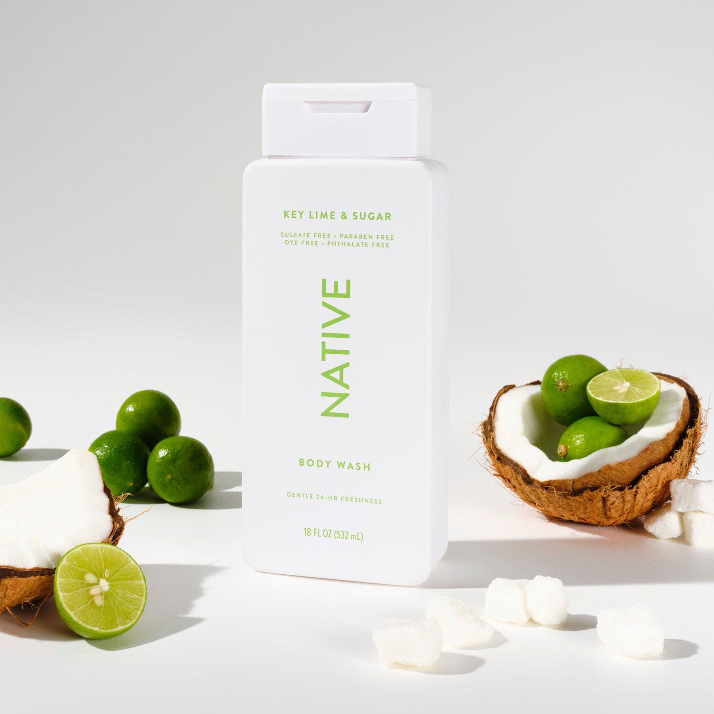 Body Wash Key Lime and Sugar 18oz Classic Personal Care