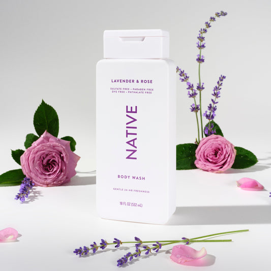 Body Wash Lavender and Rose 18oz Classic Personal Care