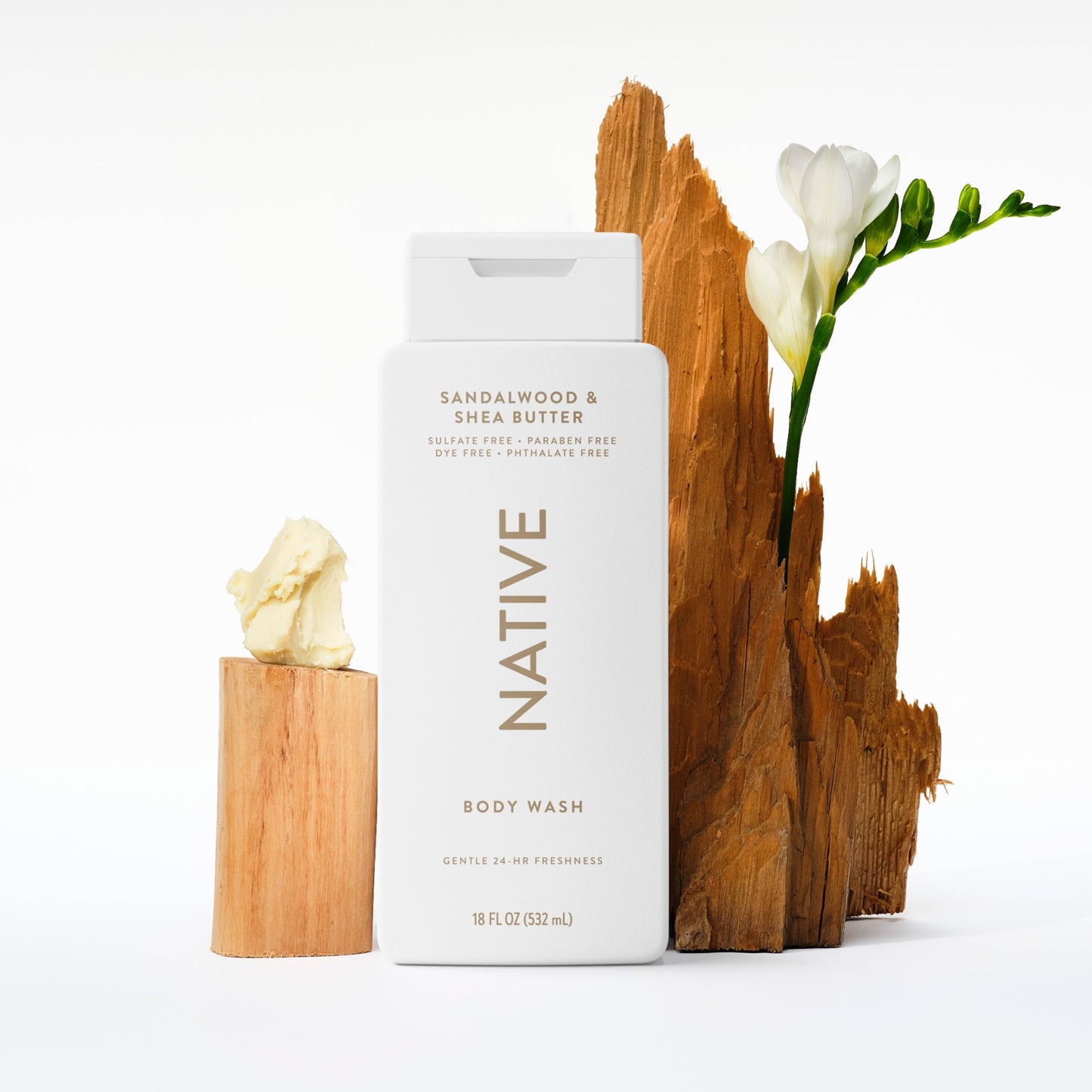 Body Wash Sandalwood and Shea Butter 18oz Classic Personal Care
