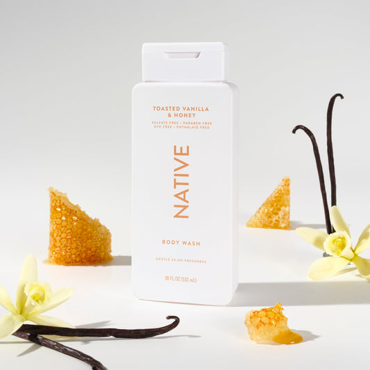 Body Wash Toasted Vanilla and Honey 18oz Classic Personal Care