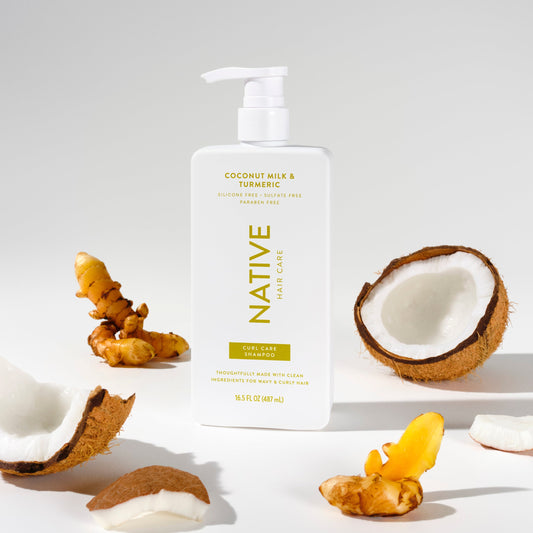 Curl Care Shampoo Coconut Milk and Turmeric 16.5oz Classic Personal Care