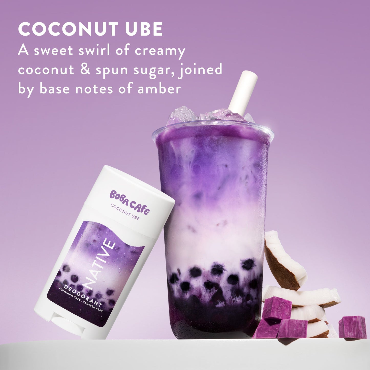 Deodorant Stick Coconut Ube 2.65oz Limited Edition Personal Care