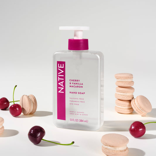 Hand Soap Cherry and Vanilla Macaron 13oz Classic Personal Care