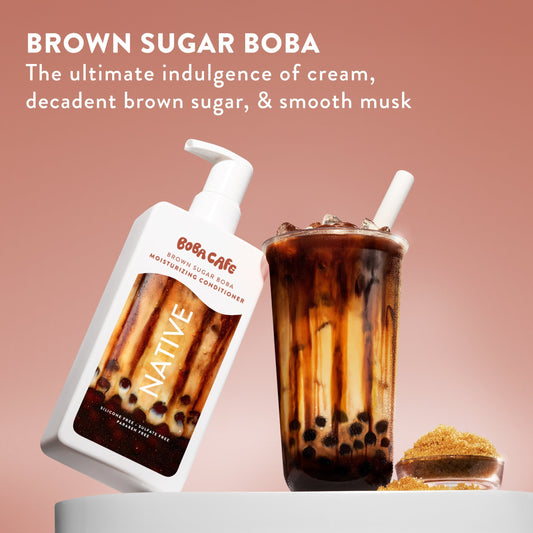 Moisturizing Conditioner Brown Sugar Boba 16.5oz Limited Edition Personal Care