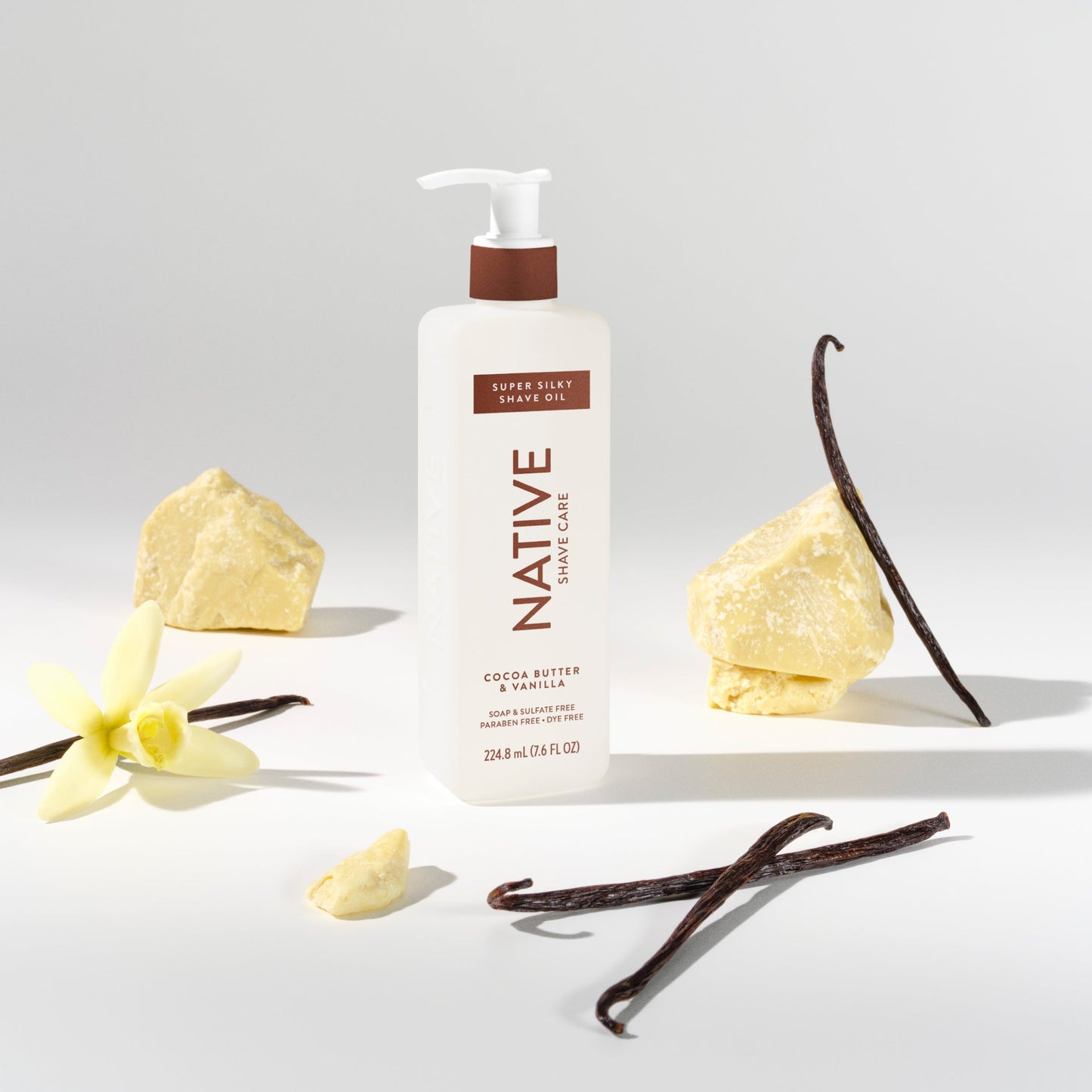 Silky Smooth Shave Oil Cocoa Butter and Vanilla 7.6oz Classic Personal Care
