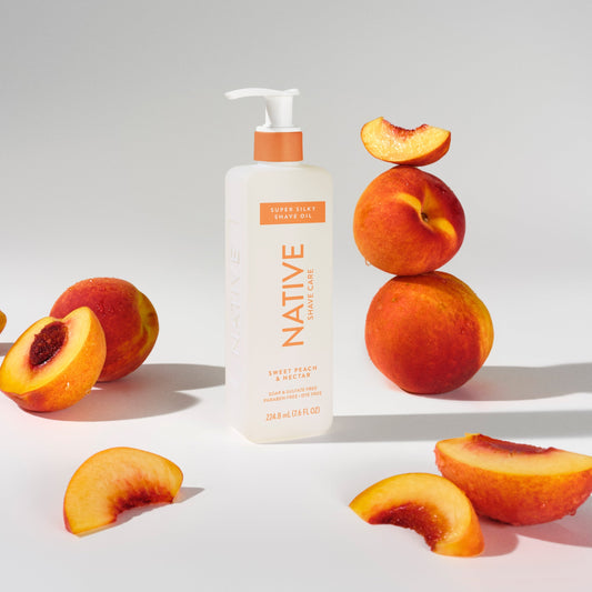 Silky Smooth Shave Oil Sweet Peach and Nectar 7.6oz Classic Personal Care