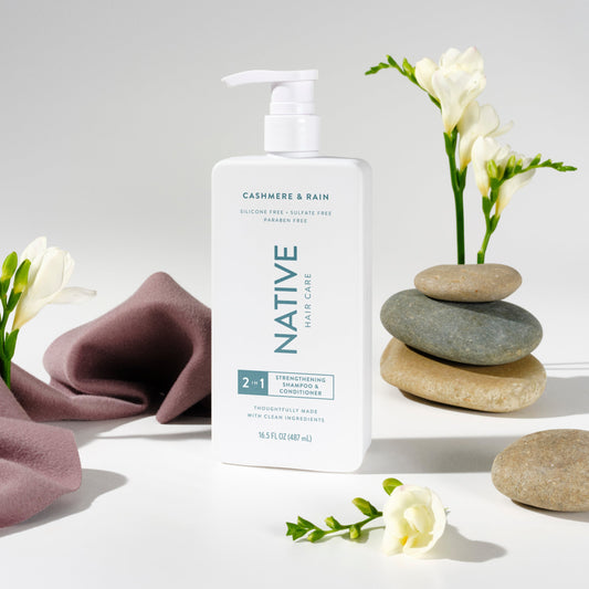 Strengthening 2 in 1 Shampoo and Conditioner Cashmere and Rain 16.5oz Classic Personal Care