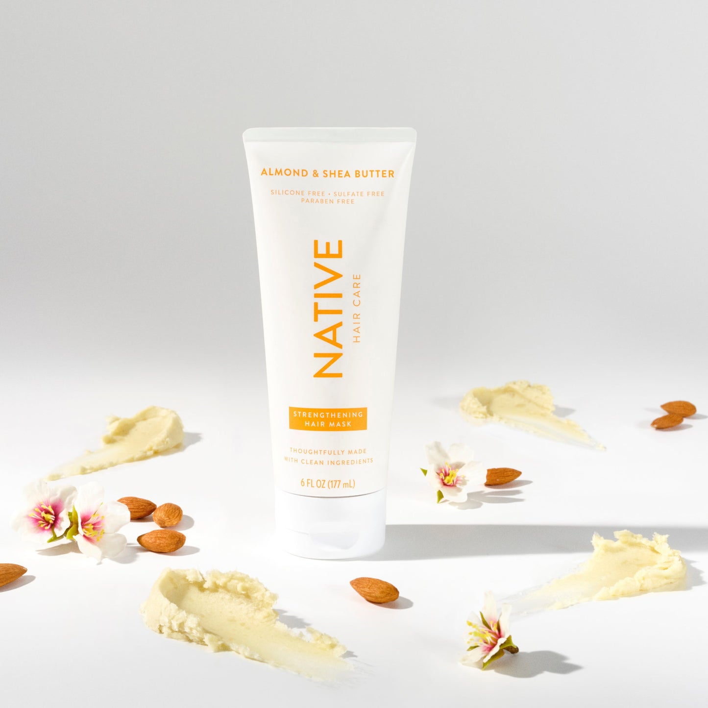 Strengthening Hair Mask Almond and Shea Butter 6oz Classic Personal Care