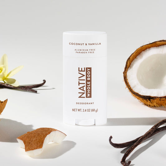 Whole Body Deodorant Stick Coconut and Vanilla 2.4oz Classic Personal Care