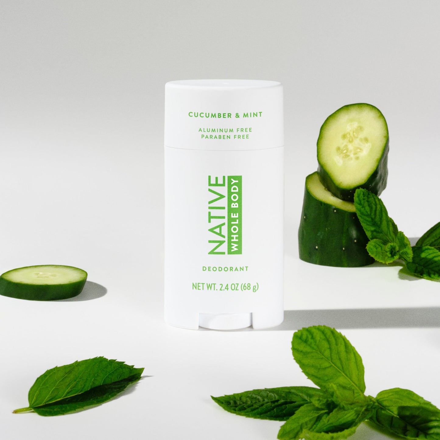 Whole Body Deodorant Stick Cucumber and Mint 2.4oz Classic Personal Care