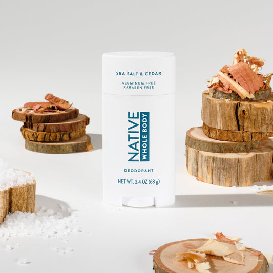 Whole Body Deodorant Stick Sea Salt and Cedar 2.4oz Classic Personal Care
