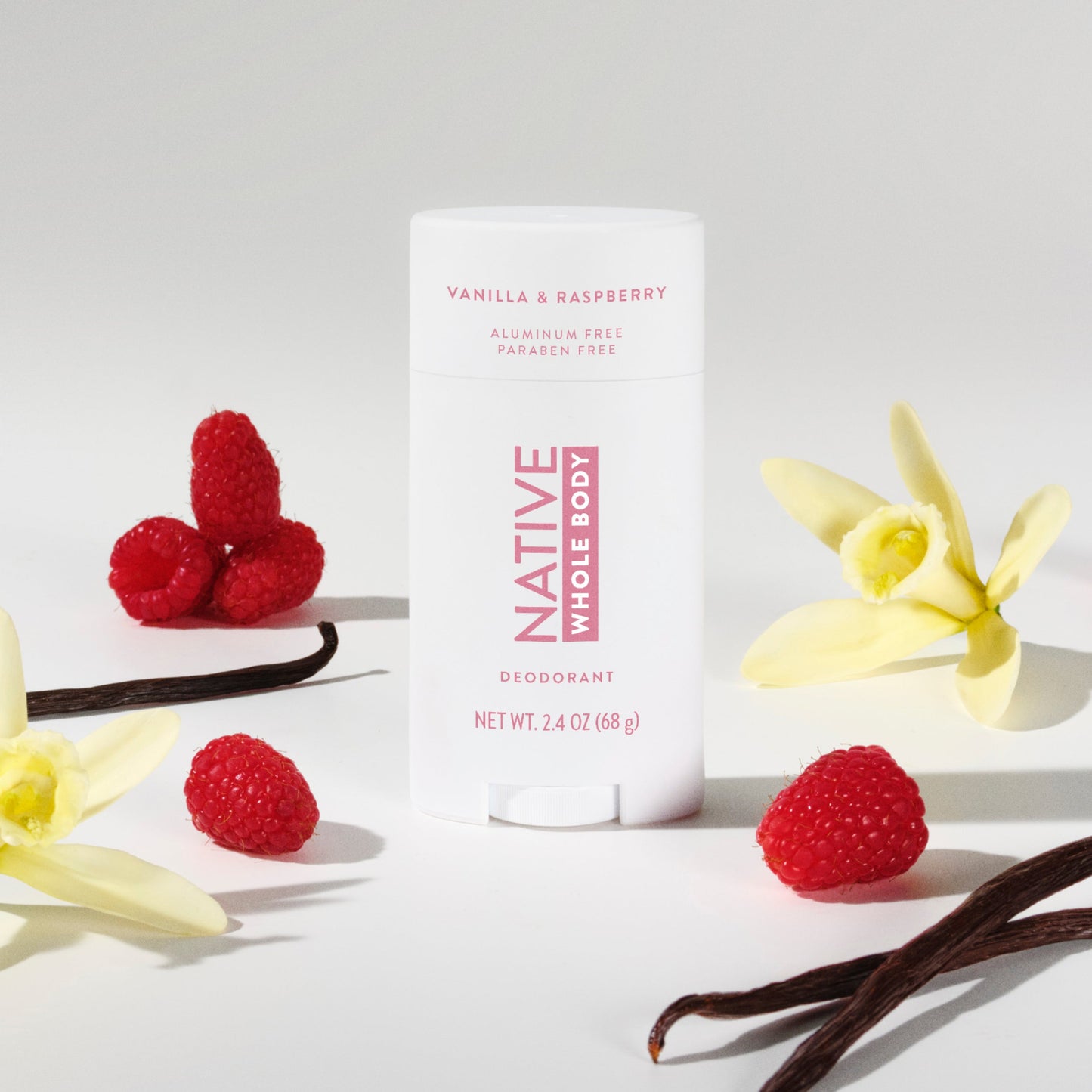 Whole Body Deodorant Stick Vanilla and Raspberry 2.4oz Classic Personal Care