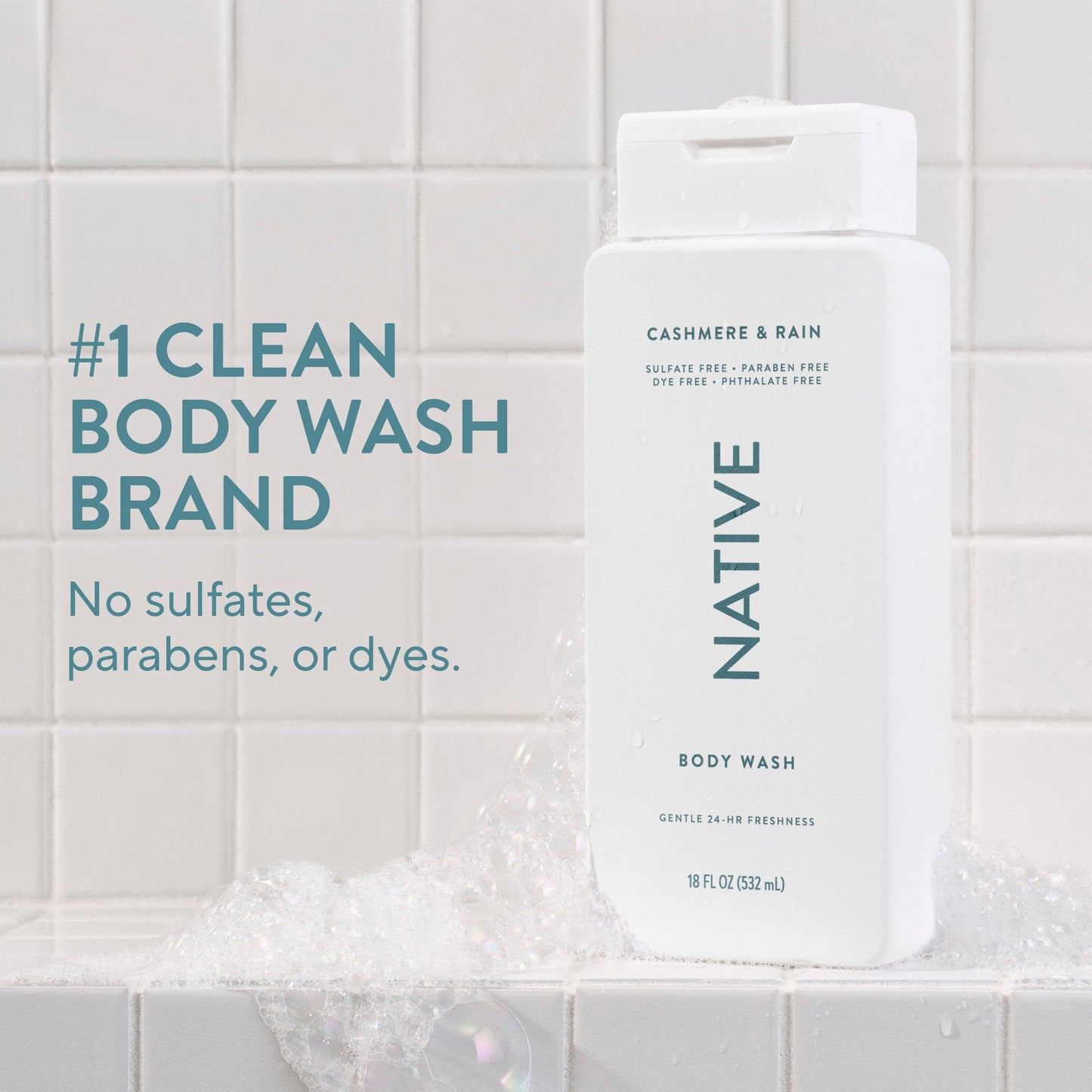 Body Wash Cashmere and Rain 18oz Classic Personal Care