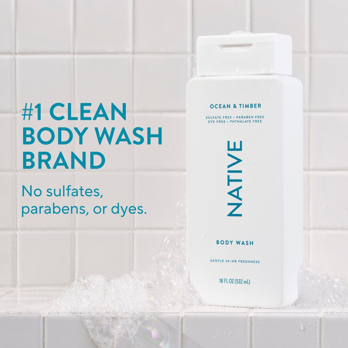 Body Wash Ocean and Timber 18oz Classic Personal Care